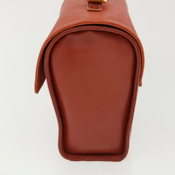 LOEWE Twist Hand Bag Leather Red Auth am3594V - Picture 4 of 14